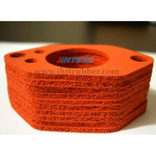 Red Silicone Sponge Gasket, Silicone Foam Gasket, Silicone Gasket, Rubber Gasket